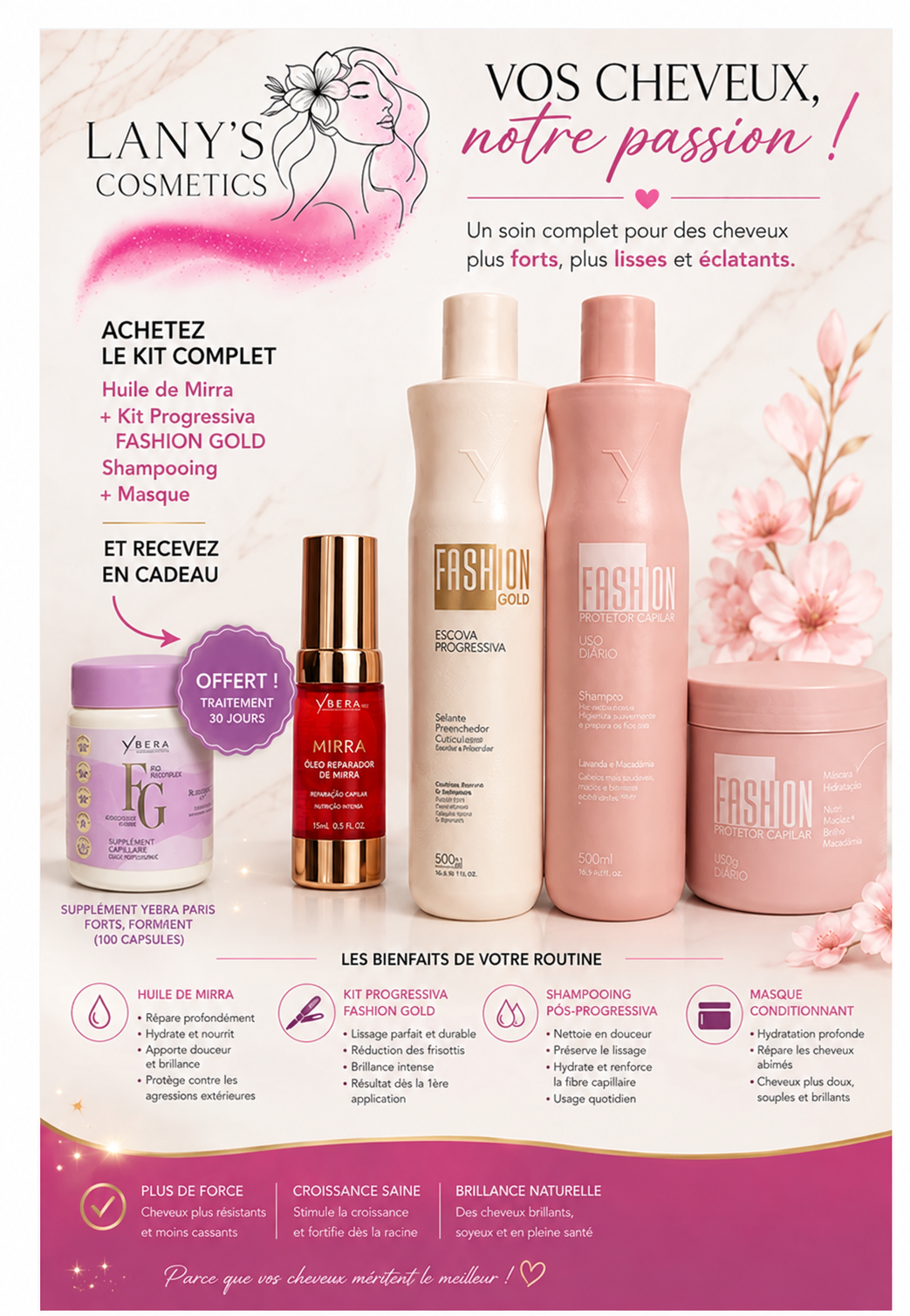 VOTRE KIT COMPLET POUR DES CHEVEUX SUBLIMES